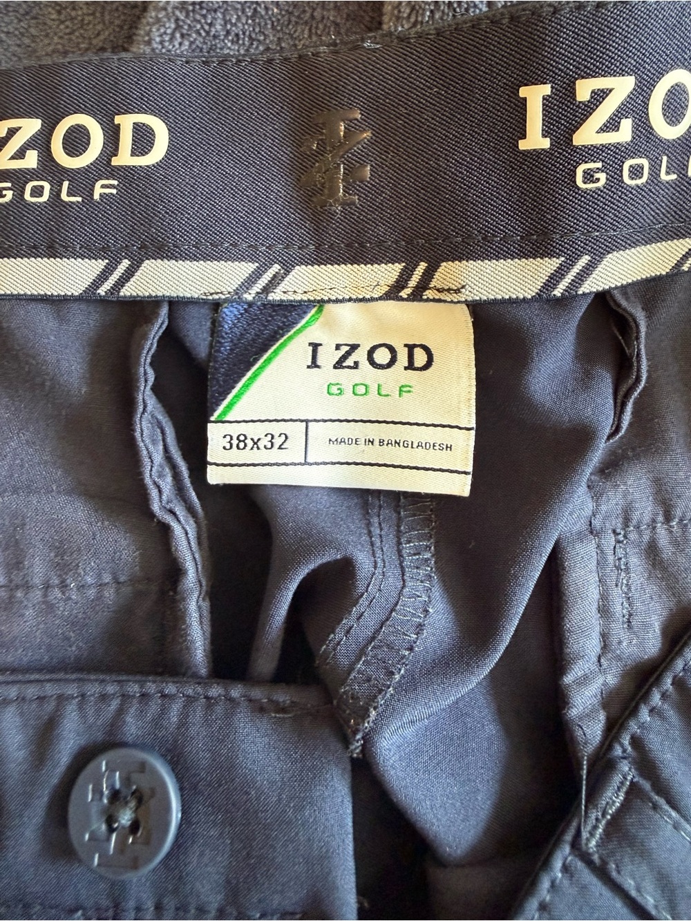 Izod Golf Men's Dark Navy Chinos